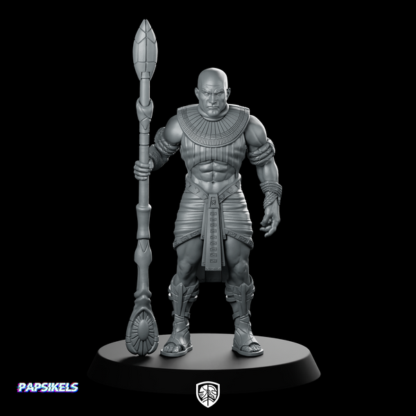 Guldoran Entrance Guard A Miniature Sci-Fi Staff Sentry