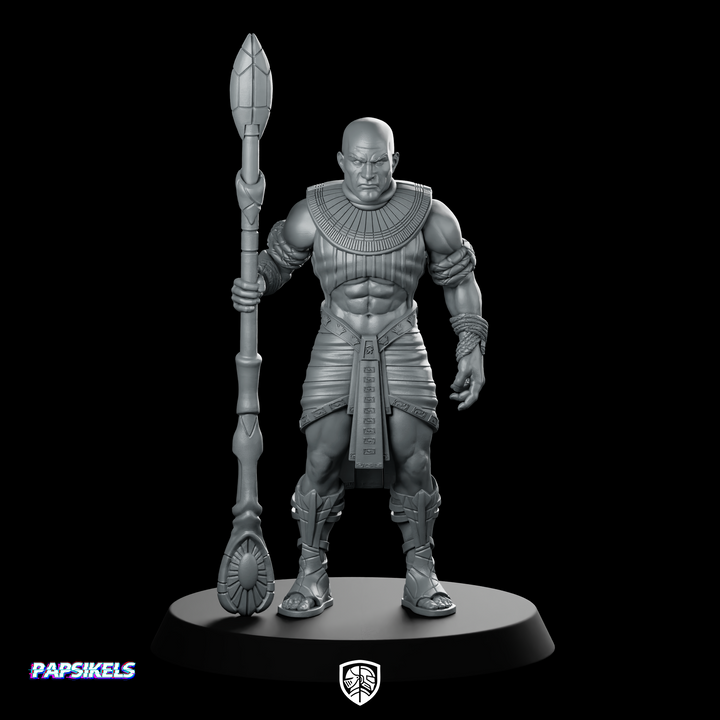 Guldoran Ingangswachter Een Miniatuur Sci-Fi Personeelsbewaker