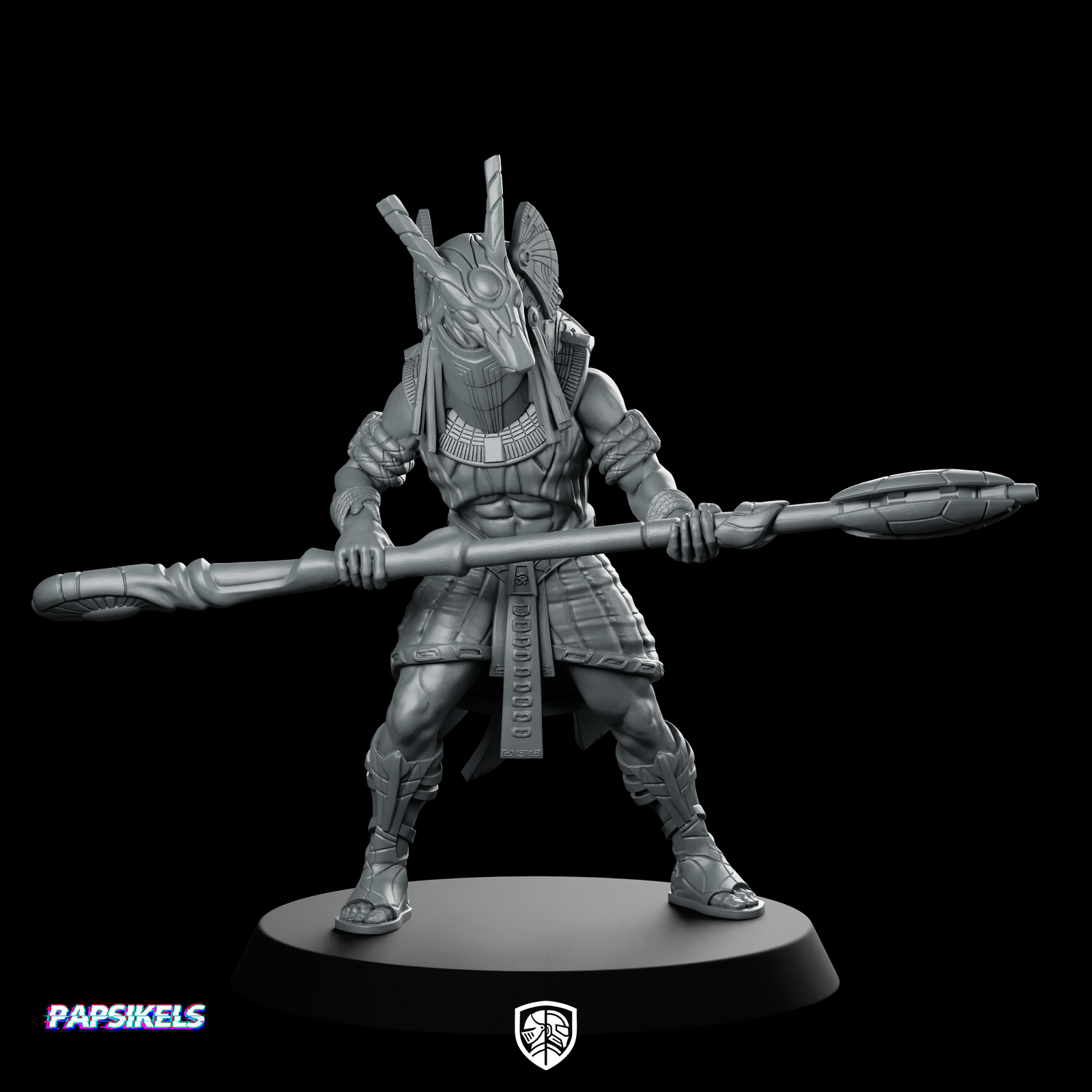 Guldoran Entrance Warrior A Miniature Alien Staff