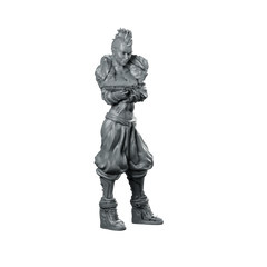 Gun Desire Assembled Miniature Arcane Punk Female Miniature 360 Spin 02