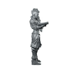 Gun Desire Assembled Miniature Arcane Punk Female Miniature 360 Spin 03
