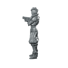 Gun Desire Assembled Miniature Arcane Punk Female Miniature 360 Spin 07