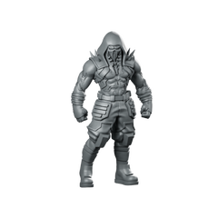 Haelstorm Hikori Hicks Miniature Sci-Fi Armored Enforcer Miniature 360 Spin 01