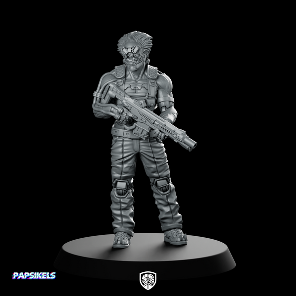 Haelstrom Gang Machismack Miniature Sci-Fi Rifleman Mercenary
