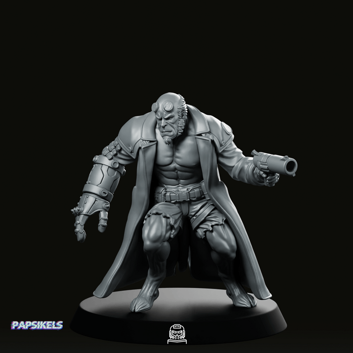Agent Cyber Démon Semi-Humain 2 Figurine Cyberpunk
