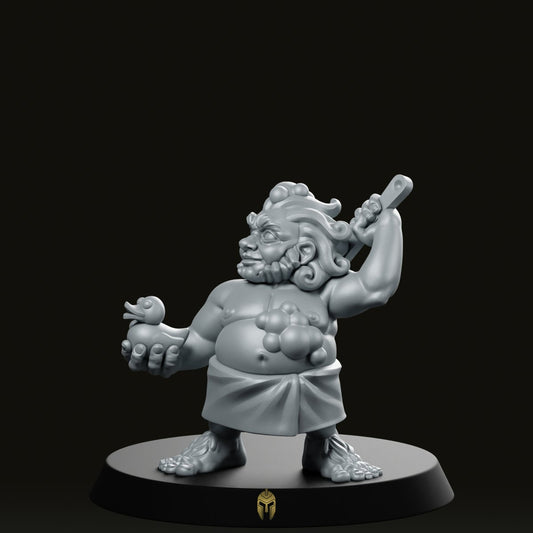 Halfling Bathing Fantasy Miniature - Vae Victus Miniatures - We Print Miniatures