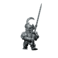 Halfling Elite Five Hobbit Miniature Corkscrew Sword Warrior Miniature 360 Spin 01
