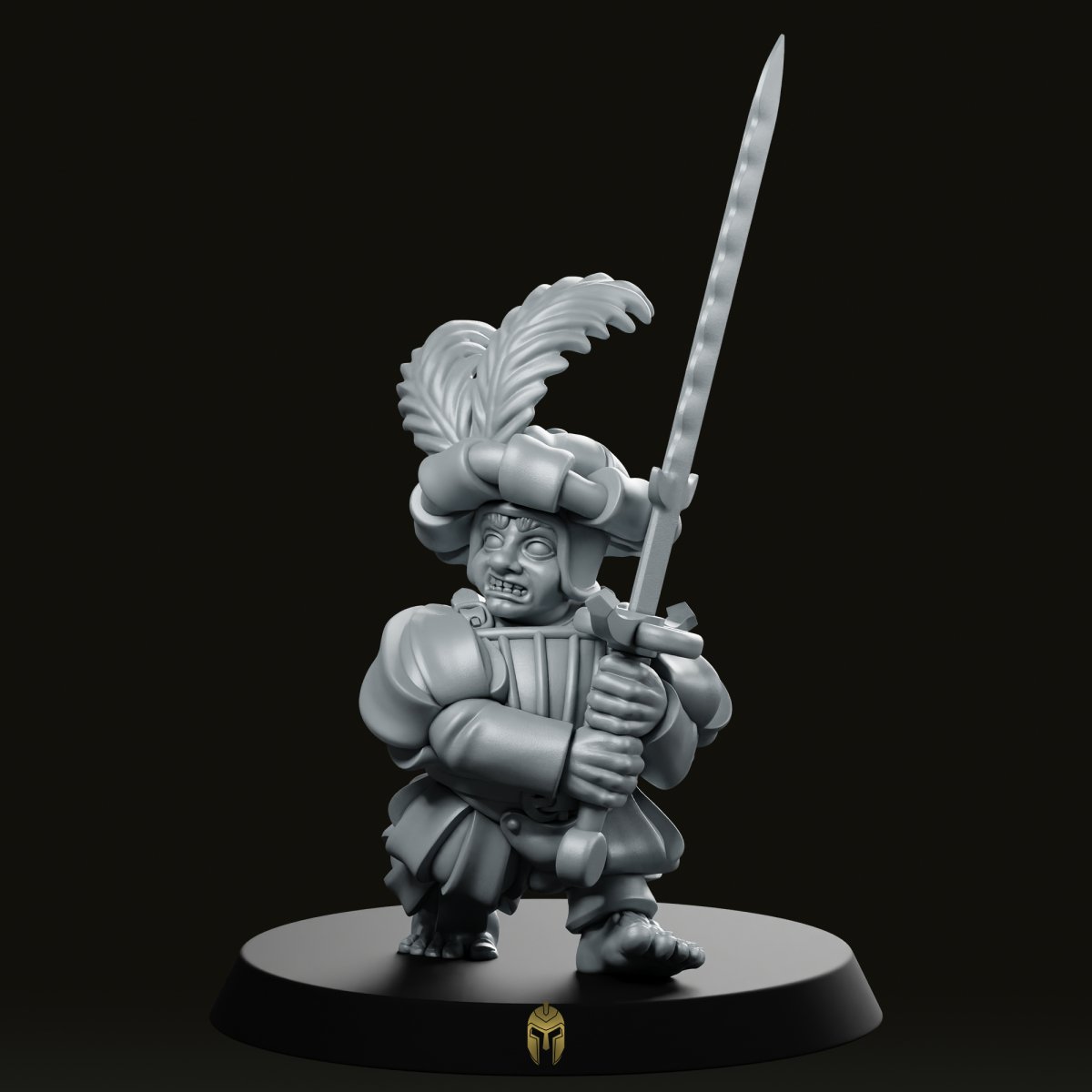 Halfling Elite Ten Fantasy Miniature - Vae Victus Miniatures - We Print Miniatures