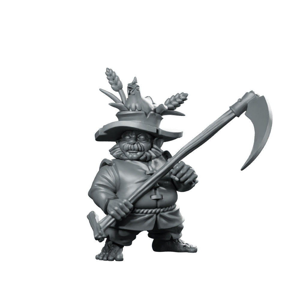 Vvm Jan 26 Halfling Farmer Miniature Halfling - Vae Victis - We Print Miniatures