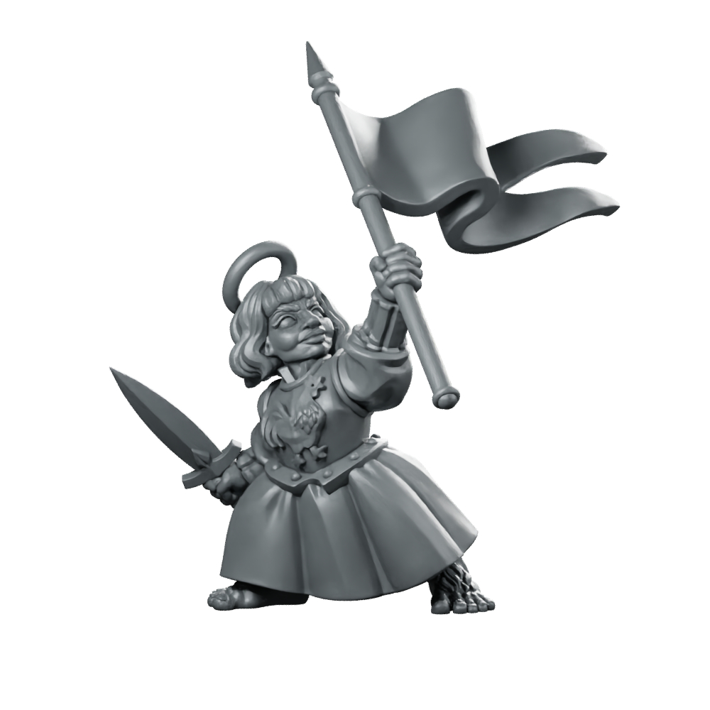 Vvm Jan 26 Halfling Folk Hero No Halo Miniature Miniature 360 Spin 01