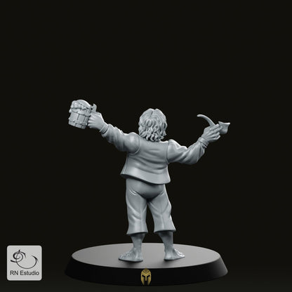 Halfling Mer Fantasy Miniature - RN Estudio - We Print Miniatures