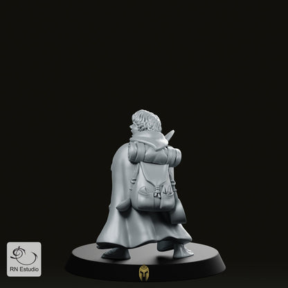 Halfling Sami Fantasy Miniature - RN Estudio - We Print Miniatures