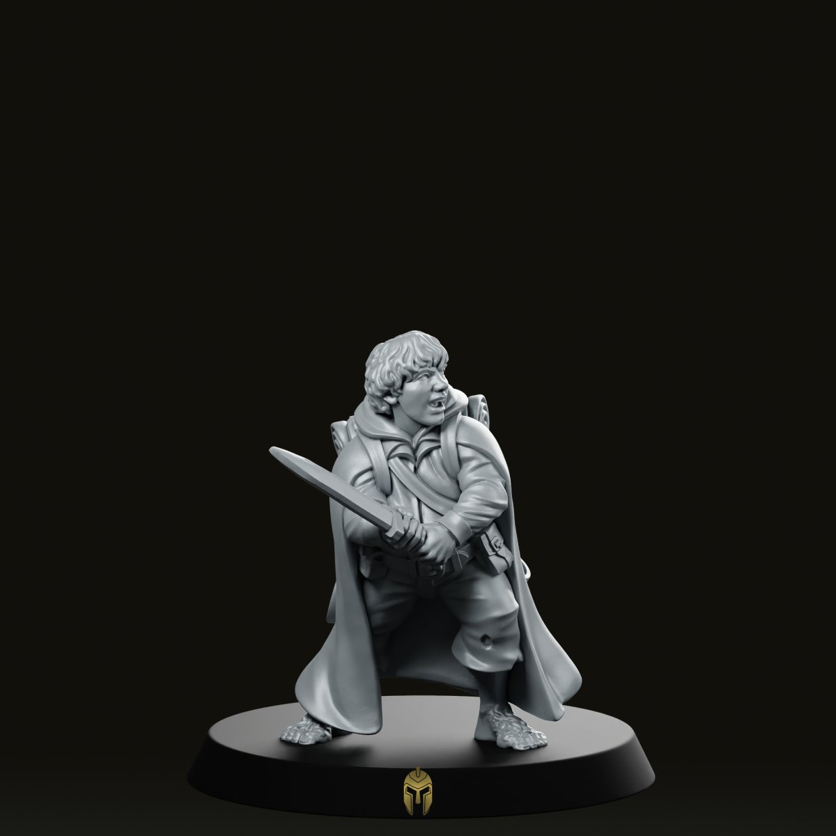 Halfling Sami Fantasy Miniature - RN Estudio - We Print Miniatures