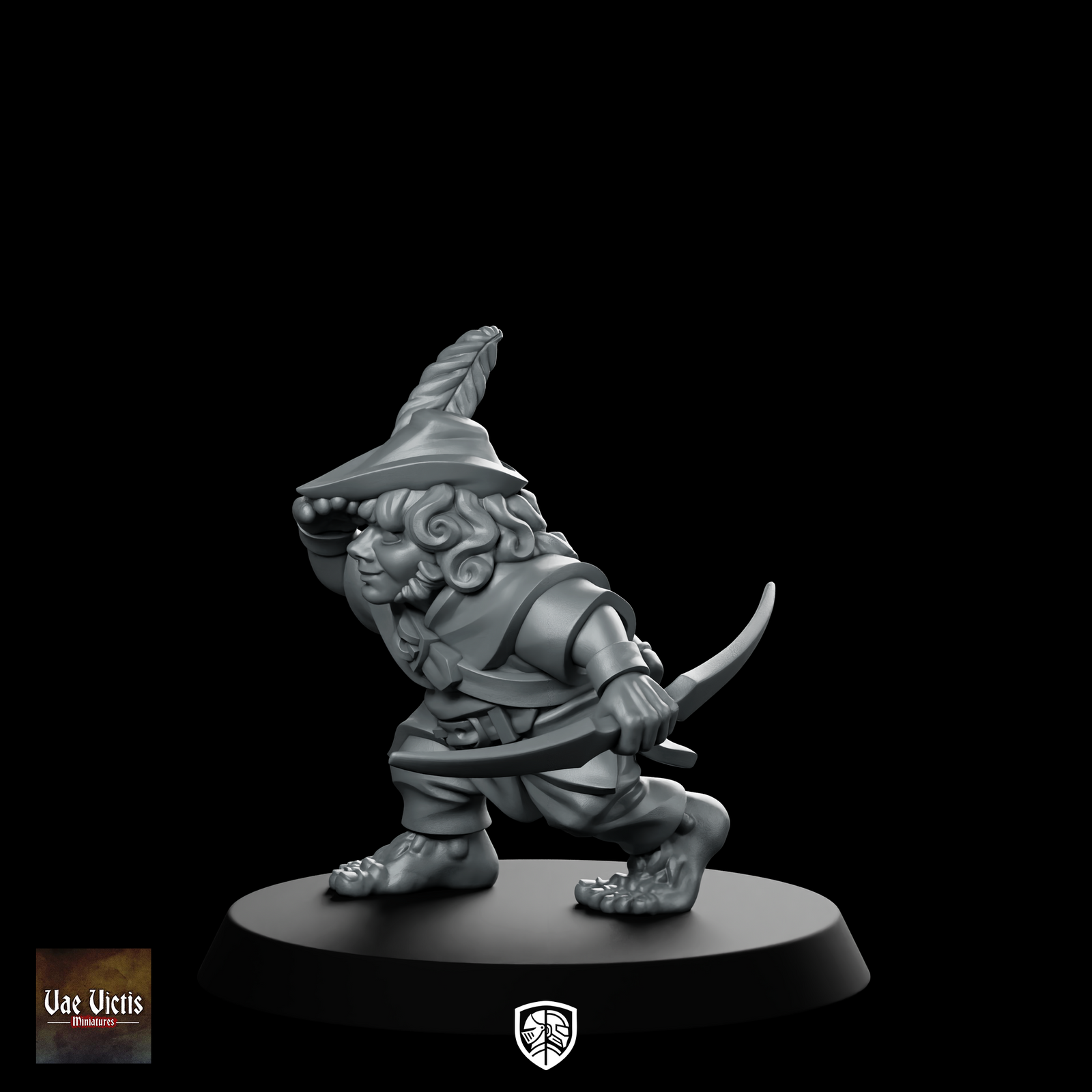 Halfling Scout Hobbit Miniature Stealthy Archer Ranger