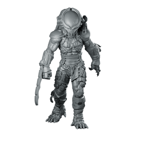 Handler Skull Hunter Miniature Sci - Fi Boss Commander - Papsikels Miniatures - We Print Miniatures