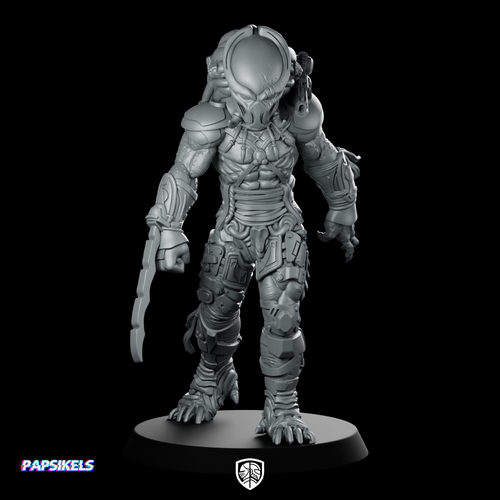 Handler Skull Hunter Miniature Sci-Fi Boss Commander