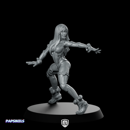 Hanesha Rae Cyber Edge Biker Cyber Operative