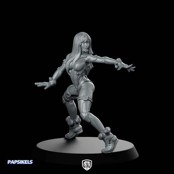 Hanesha Rae Cyber Edge Biker Cyber Operative