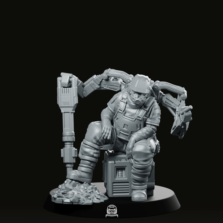 Hank Duke Watson 01 Cyberpunk Miniatur
