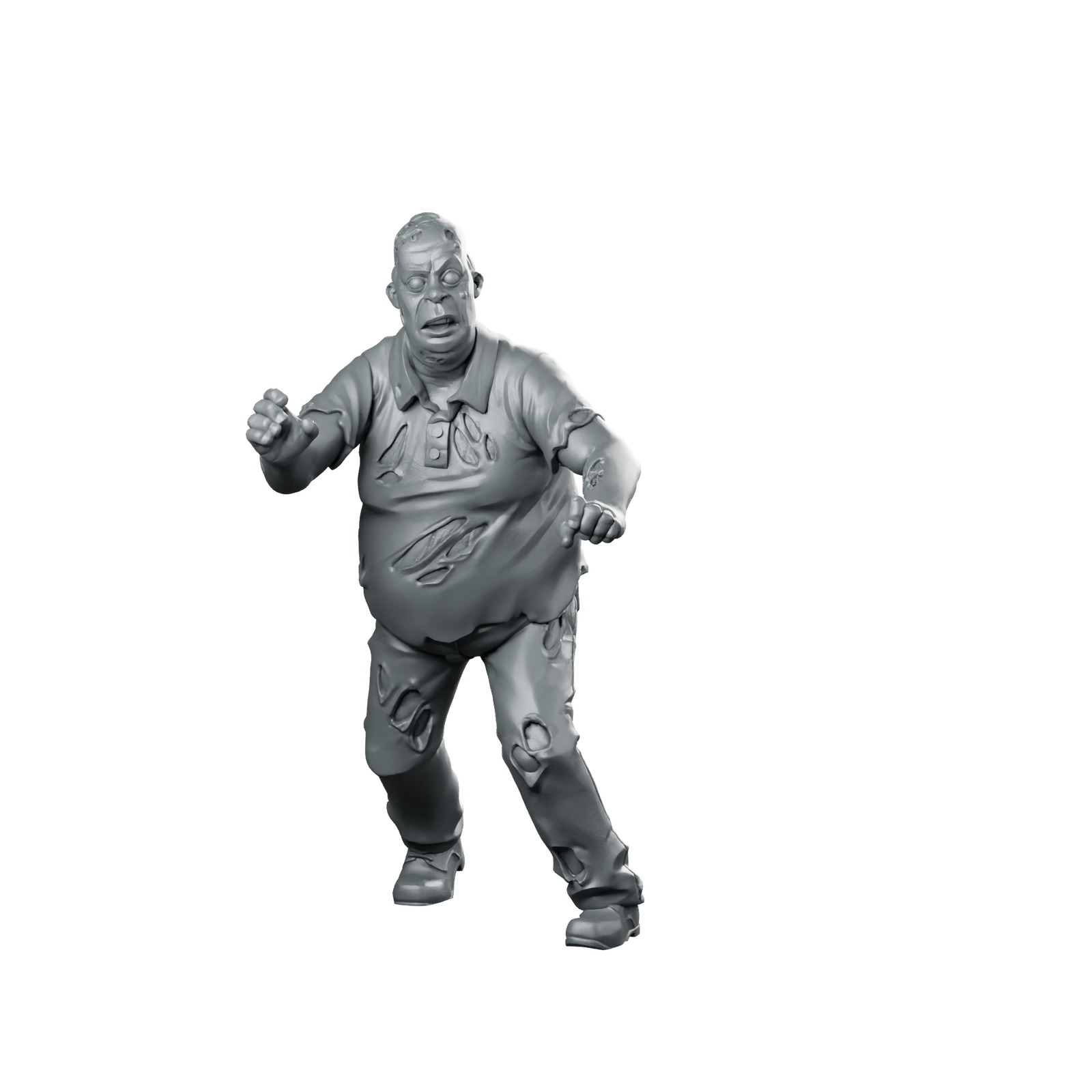 Harvey Miniature Zombie Corpulent Undead Shambler Multi Miniature 360 Spin 01
