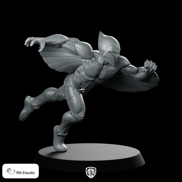 Hawkith Space Enforcer Miniature Dynamic Sci-Fi Hero
