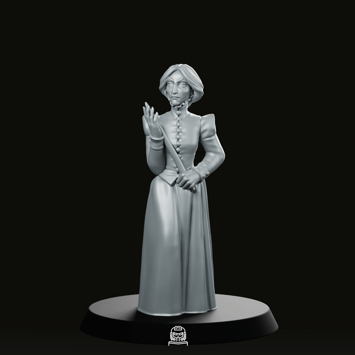 Miniatur der Schulleiterin