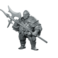 Heavy Mercenary Miniature Armored Glaive Enforcer Warrior - Vae Victis - We Print Miniatures