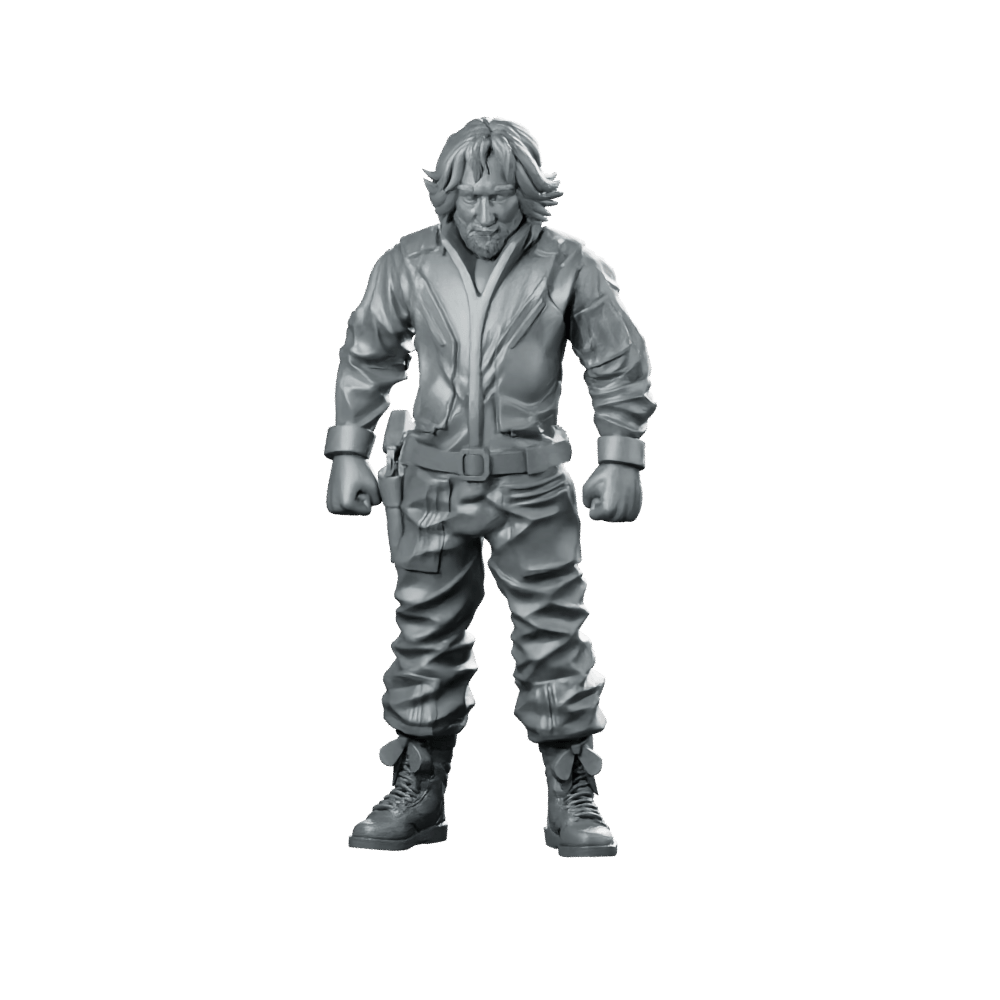 Helicopter Pilot 3 Miniature Sci - Fi Tactical Extraction - Papsikels Miniatures - We Print Miniatures