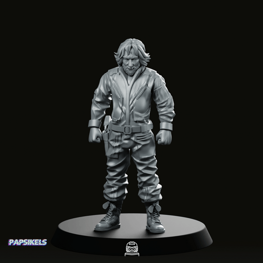 Helicopter Pilot 3 Miniature - Papsikels Miniatures - We Print Miniatures