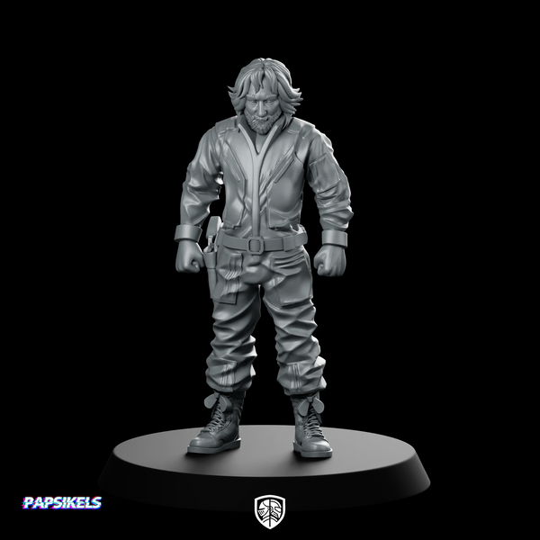 Helicopter Pilot 3 Miniature Sci-Fi Tactical Extraction