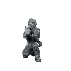 Helios Spaceborne Defender B Assault Trooper Miniature 360 Spin 01