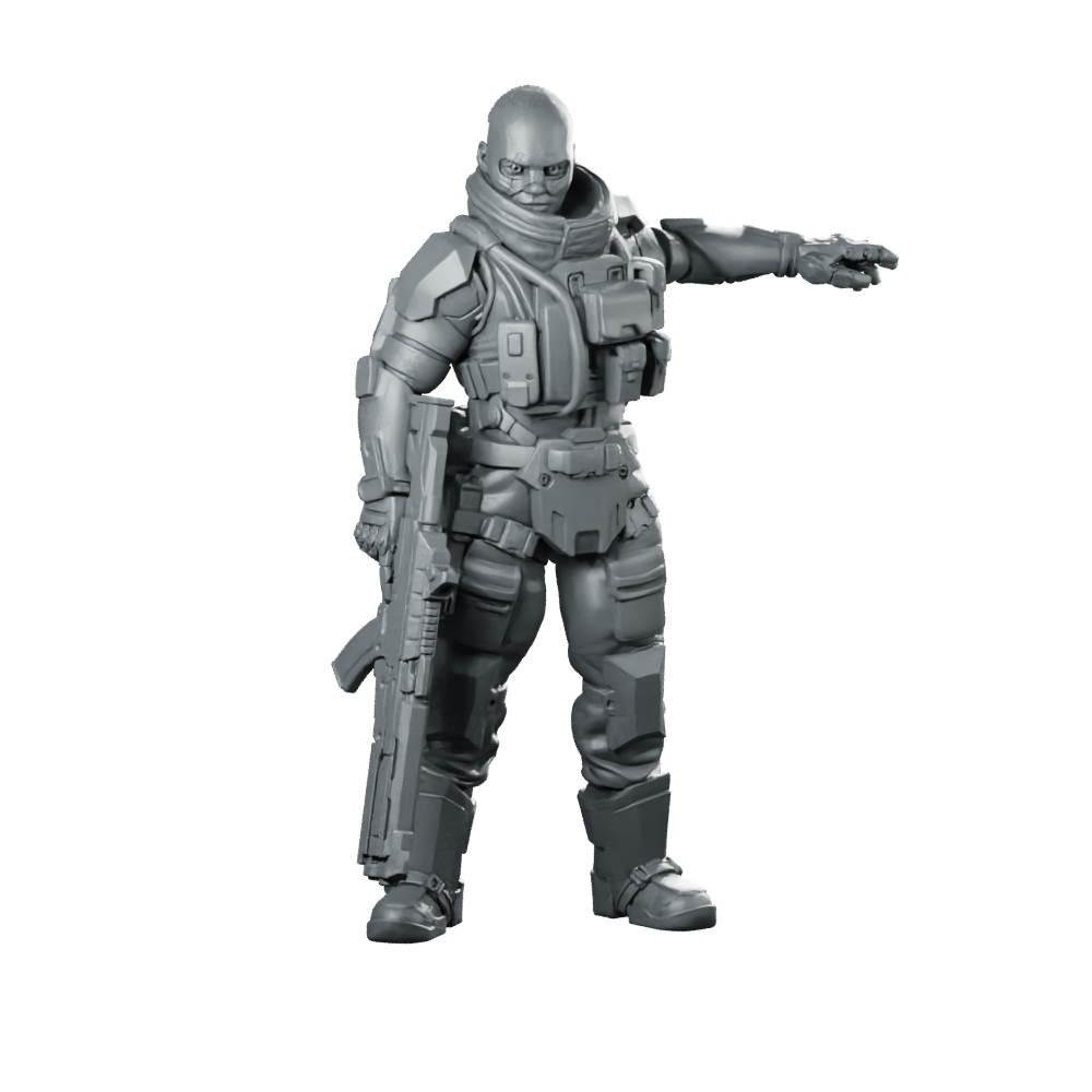 Helix Divisionv3 Miniature Tactical Operative Miniature 360 Spin 01