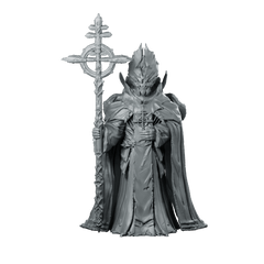 Heretic Priest Of Brutality Miniature Dark Sci - Fi Cult - Papsikels Miniatures - We Print Miniatures