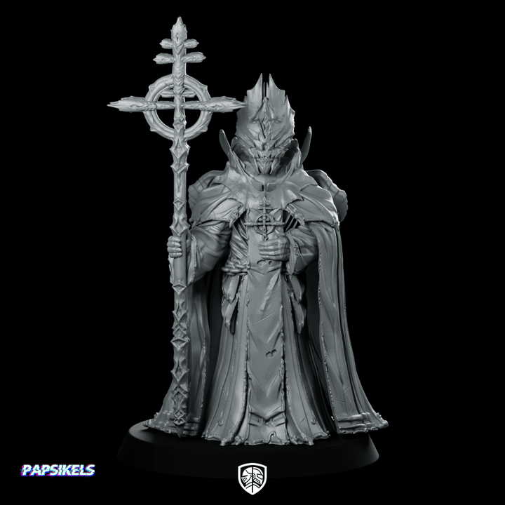 Miniatur des Ketzerpriesters der Brutalität