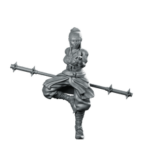 Herklia Alt Miniature Agile Polearm Warrior Fantasy - Haito - We Print Miniatures