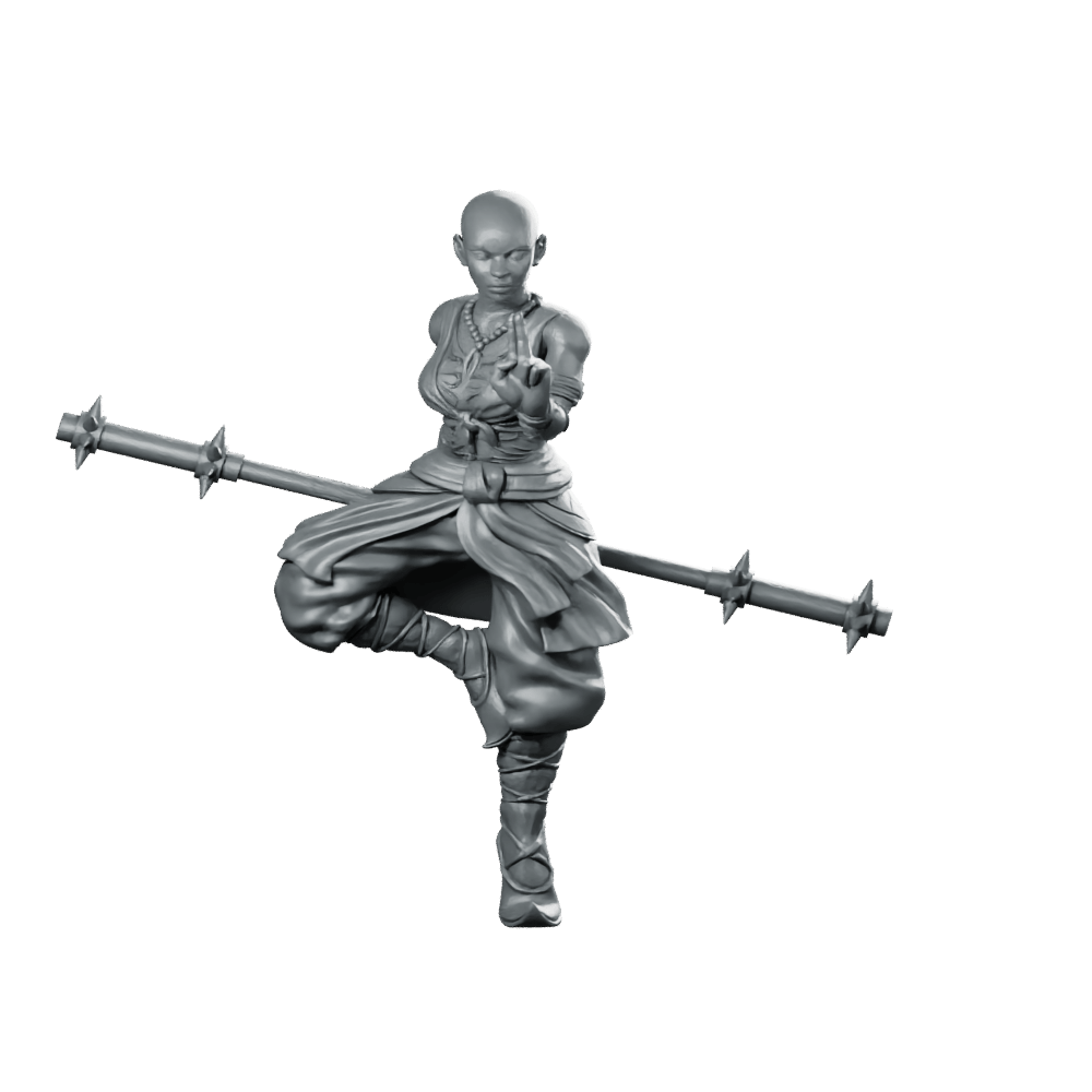Herklia Alt Miniature Agile Polearm Warrior Fantasy - Haito - We Print Miniatures