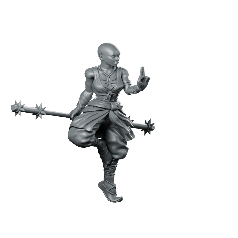 Herklia Alt Miniature Agile Polearm Warrior Fantasy - Haito - We Print Miniatures
