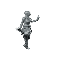 Herklia Alt Miniature Agile Polearm Warrior Fantasy - Haito - We Print Miniatures