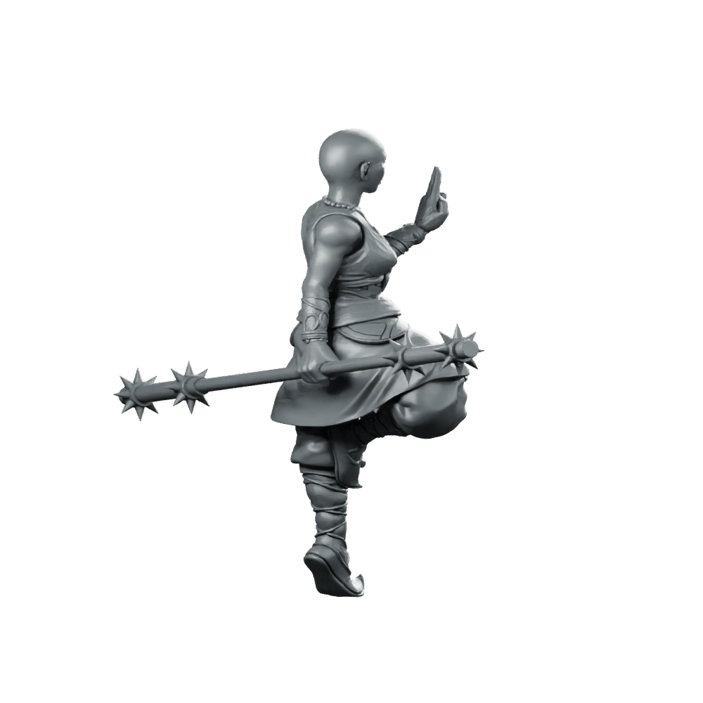 Herklia Alt Miniature Agile Polearm Warrior Fantasy - Haito - We Print Miniatures