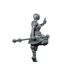 Herklia Alt Miniature Agile Polearm Warrior Fantasy - Haito - We Print Miniatures