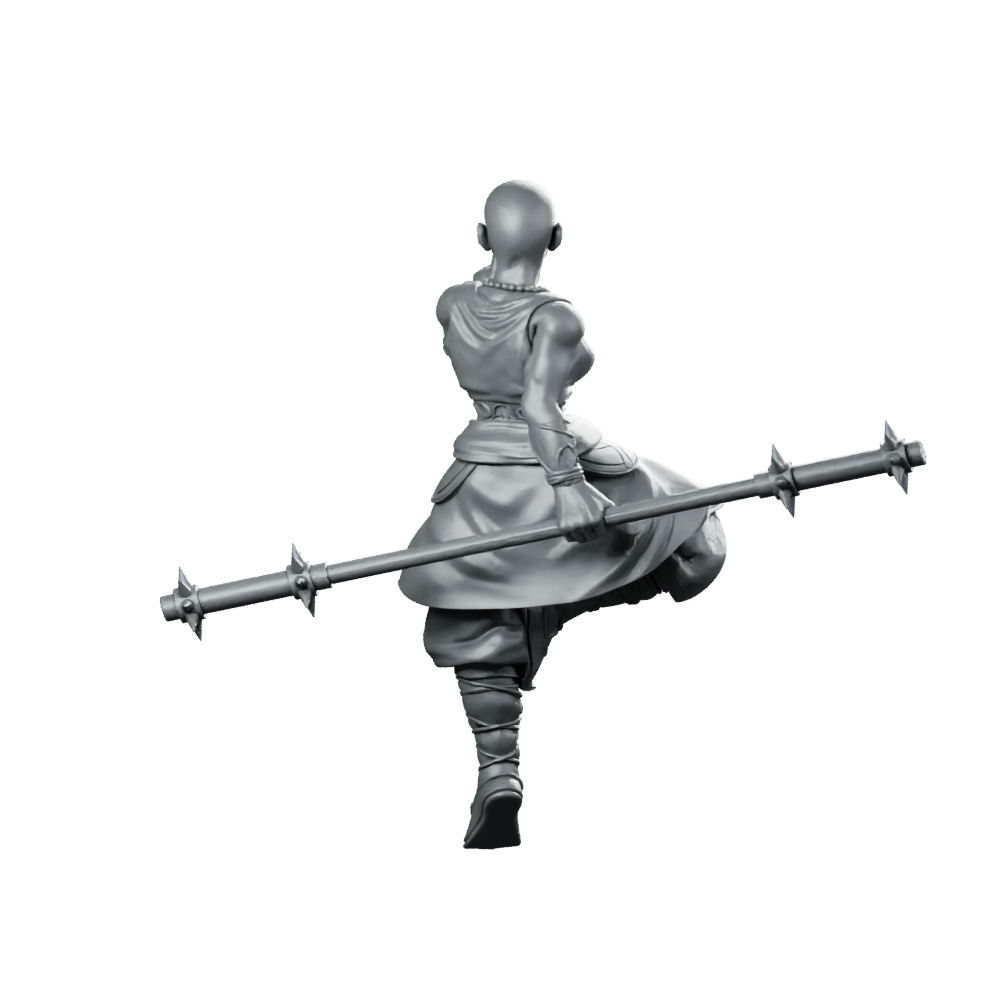 Herklia Alt Miniature Agile Polearm Warrior Fantasy - Haito - We Print Miniatures