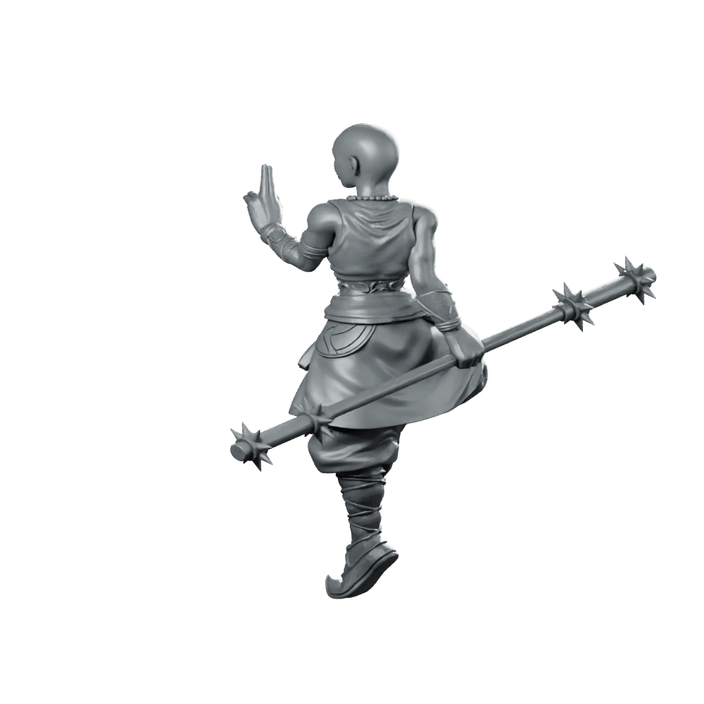 Herklia Alt Miniature Agile Polearm Warrior Fantasy - Haito - We Print Miniatures