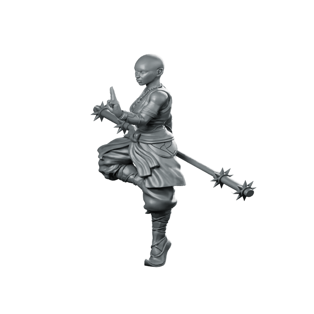 Herklia Alt Miniature Agile Polearm Warrior Fantasy - Haito - We Print Miniatures