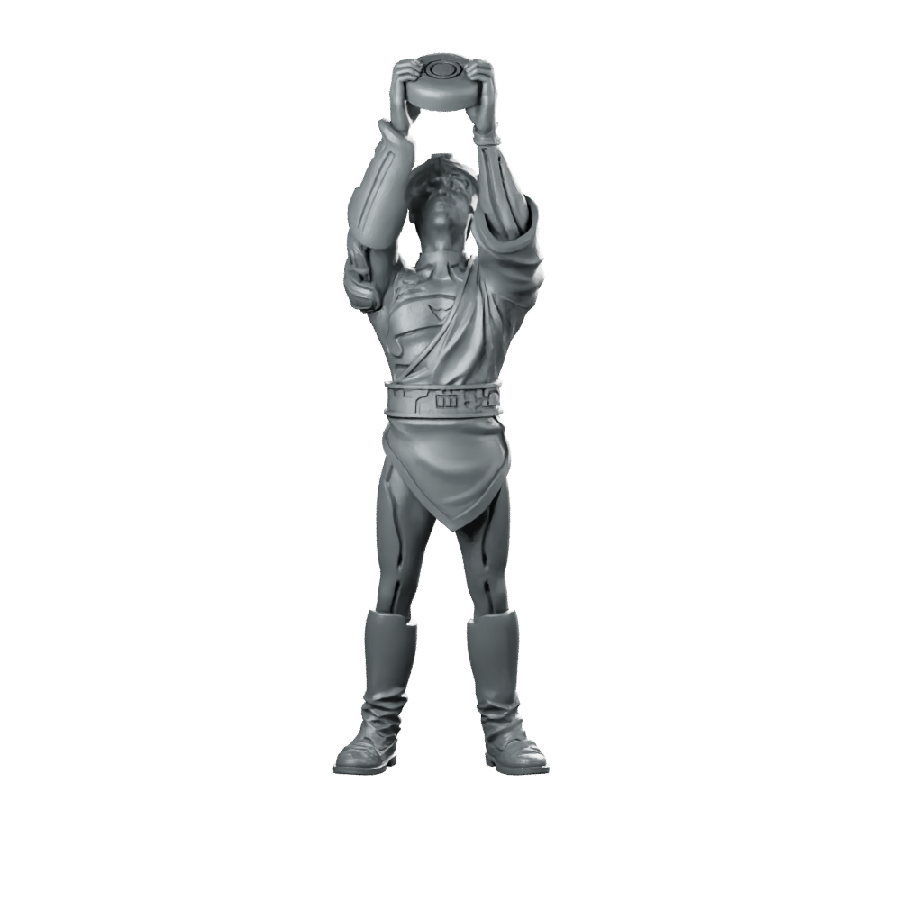 Hero Program Kevin 2 Miniature Sci-Fi Prophet Miniature 360 Spin 01