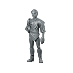 Hero Program Kevin Miniature Sci - Fi Advisor Strategist - Papsikels Miniatures - We Print Miniatures