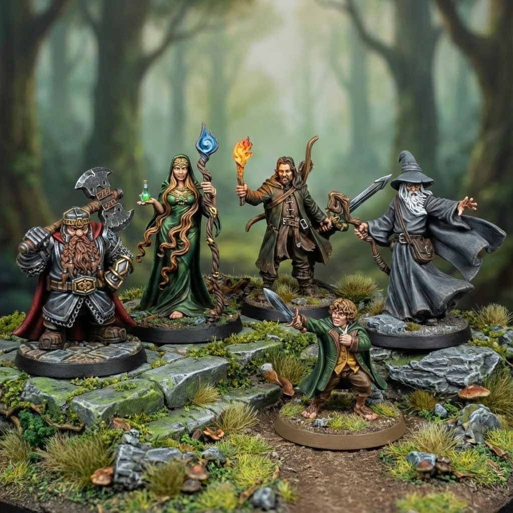 Heroes of the Hamlets 28mm Miniatures Starter Pack - RN Estudio - We Print Miniatures