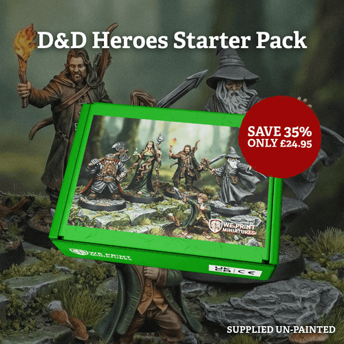 Heroes of the Hamlets 28mm Miniatures Starter Pack - RN Estudio - We Print Miniatures