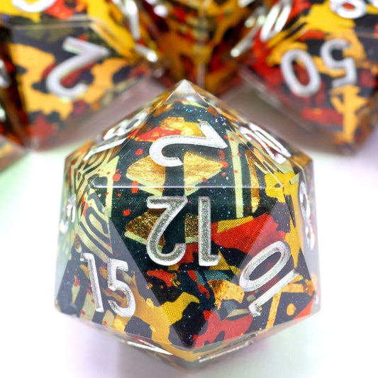 Hexbound Relic | Art Core Dice | 7 Piece Set - Tabletop Dominion - We Print Miniatures