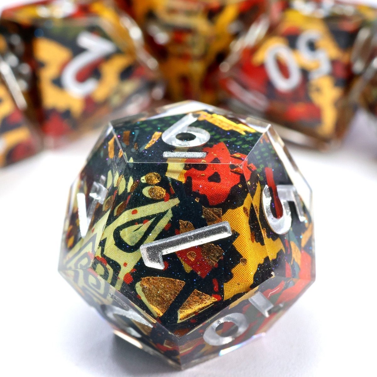 Hexbound Relic | Art Core Dice | 7 Piece Set - Tabletop Dominion - We Print Miniatures
