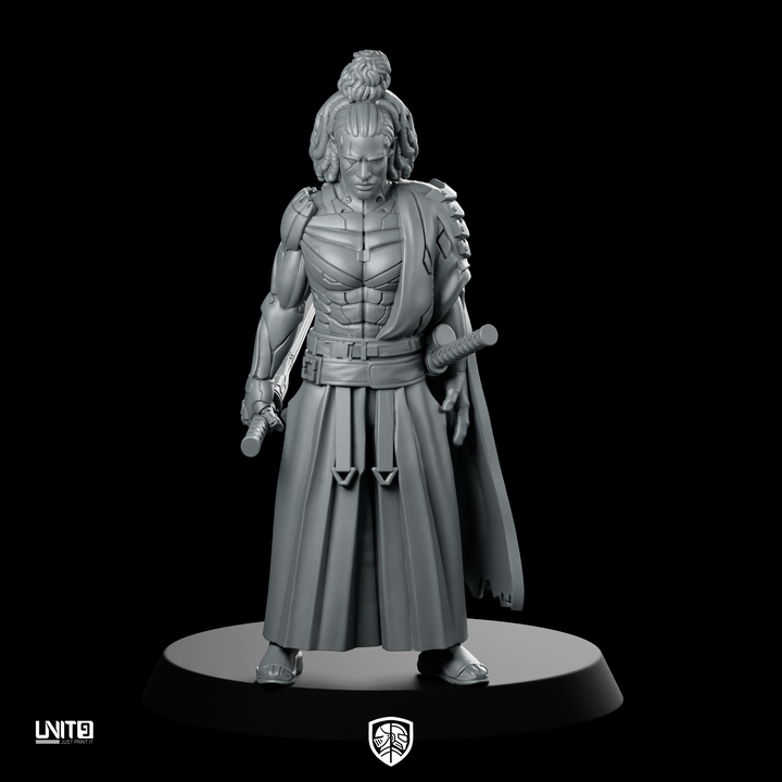 Hiro 01 Cyberpunk Miniatuur Futuristische Krijger Agent